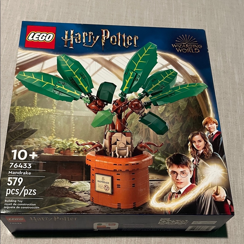 LEGO Harry Potter Mandrake, 76433. NIB. 579 pieces.